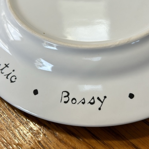 Pottery Barn What’s Your Sign zodiac plate. Leo with lion in center. 8”. - Picture 6 of 11